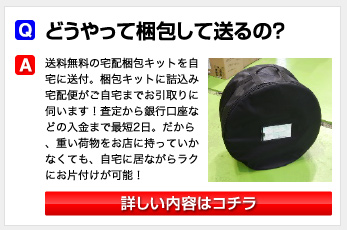 どうやって梱包して送るの？